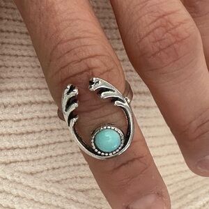 Turquoise silver ring